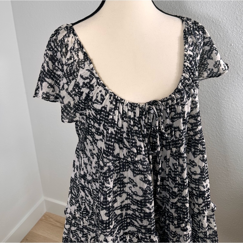 Urban Outfitters Black and White Mini Dress - Picture 2 of 7